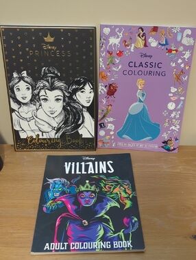 Disney scholastic Adult Colouring Book Bundle brand new